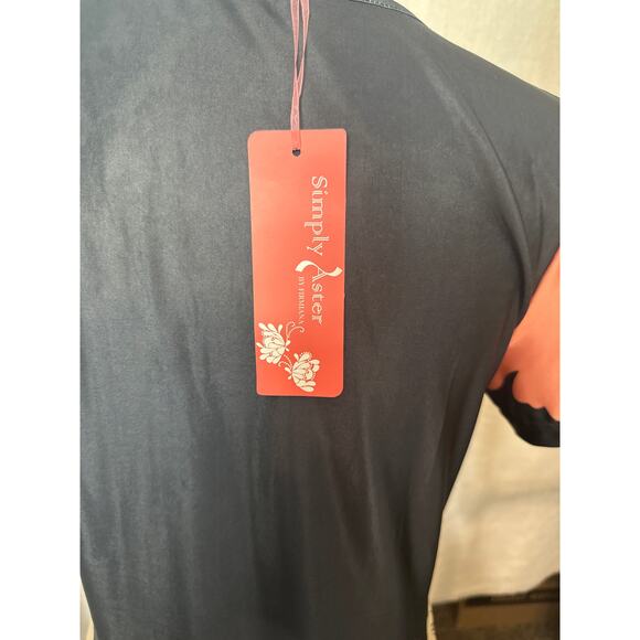 BN #16 NWT Simply Aster by Tiana B. Floral Print Fit & Flare Dress Size M - Picture 5 of 7